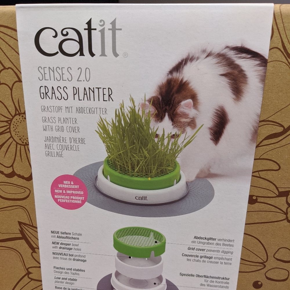 Cat Grass Planter and Refills